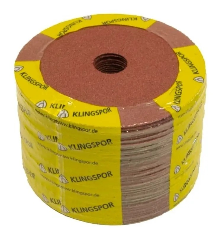 DISCO FIBRA OXIDO ALUMINIO 180 GR:80 (KLINGSPOR)