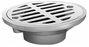 REJILLA PLASTICO REDONDA CROMADA 8CM X 12 U