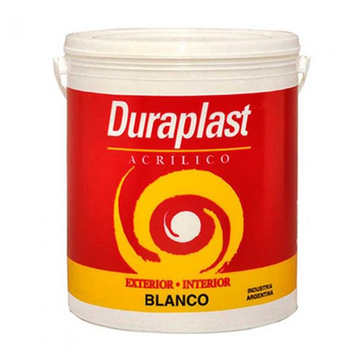 PINTURA LATEX DURAPLAST EXT-INT BLANCO 10 L