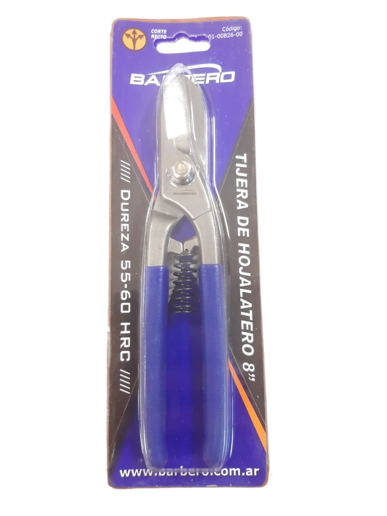 TIJERA CORTA CHAPA RECTA 8"