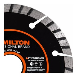 [DM180] DISCO DIAMANTADO MULTITURBO 180 MM HAMILTON