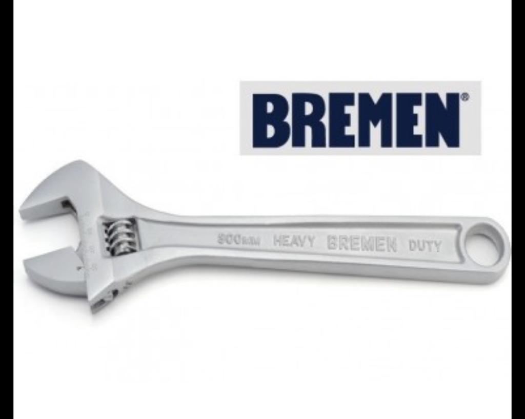 LLAVE FRANCESA AJUSTABLE PROFESIONAL BREMEN 10 CR.