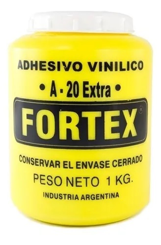 COLA VINILICA A-20 FORTEX (04) X 1 KG