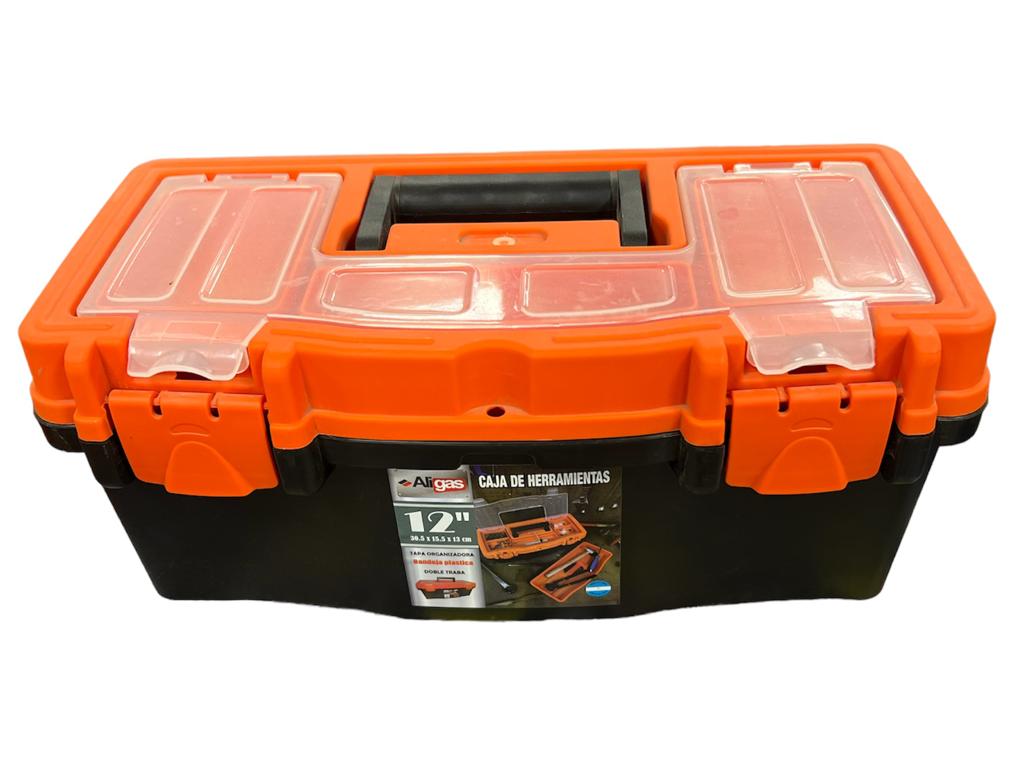 CAJA DE HERRAMIENTAS 12" (30,5 X 15,5 X 18 CM.)