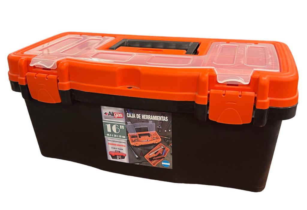 CAJA DE HERRAMIENTAS 16" (40,5 X 20 X 18 CM.)