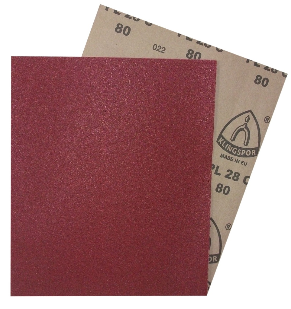 LIJA PARA PARED KLINGSPOR (HOJA) GR: 80