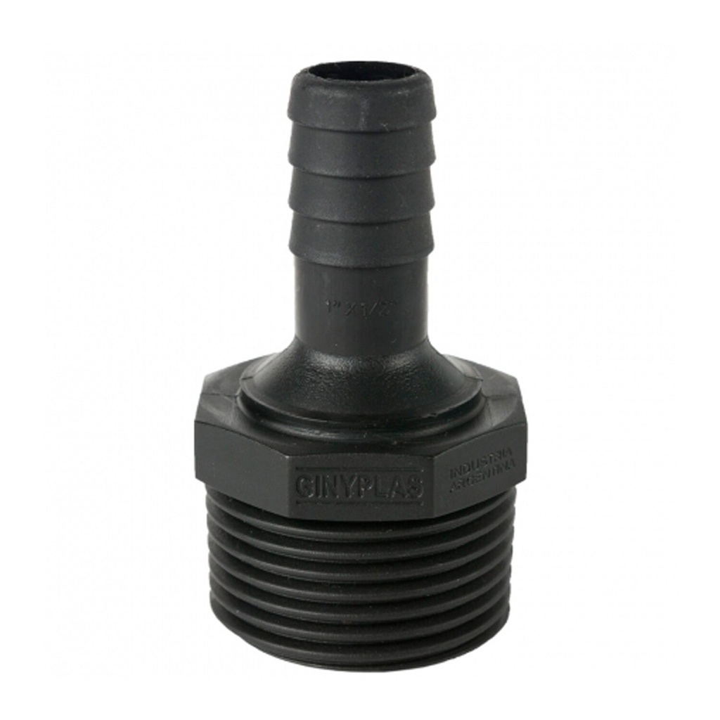 ENCHUFE 3/4" ROSCA MACHO REDUCCION 1"