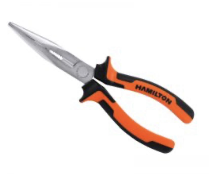 PINZA DE PUNTA M/CAÑA RECTA 6&quot; 150MM HAMILTON