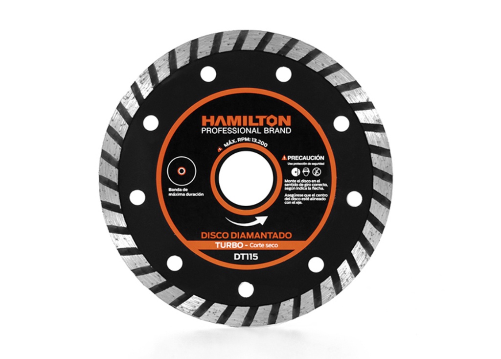 DISCO DIAMANTADO TURBO 115 MM HAMILTON