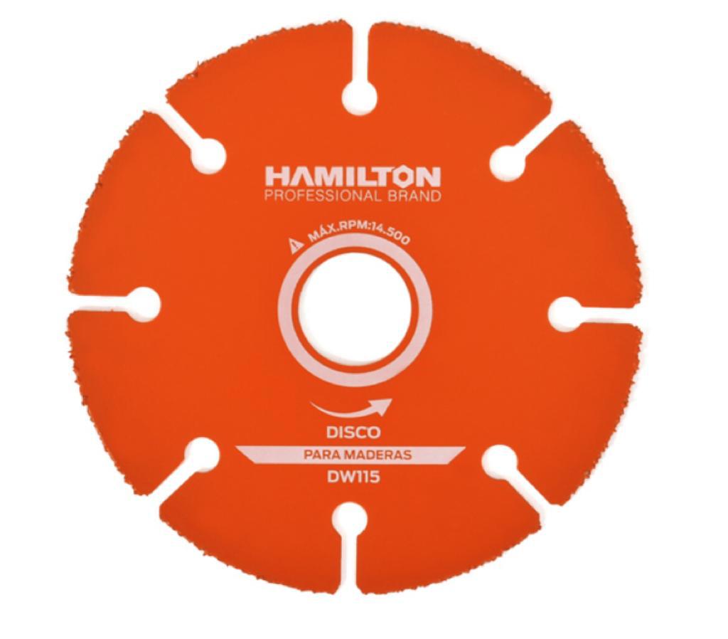 DISCO DIAMANTADO PARA MADERA 115MM HAMILTON