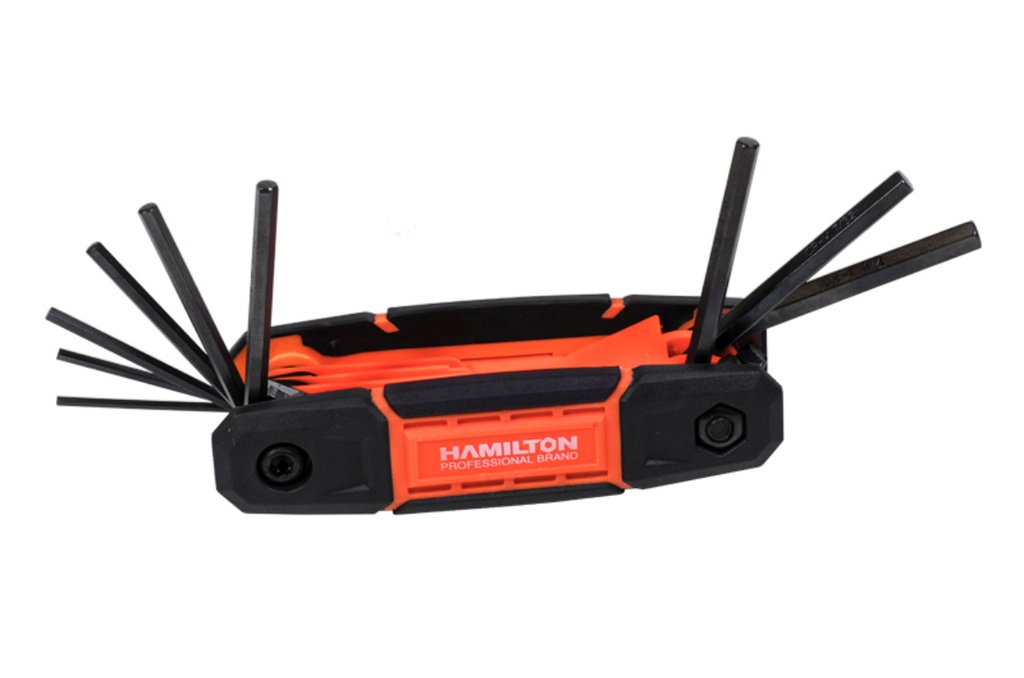 LLAVES HEXAGONALES MÉTRICAS 8 PIEZAS HAMILTON