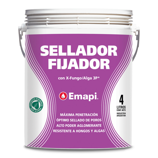 Sellador Fijador con X- Fungo/Alga 3 P 4 Lts.