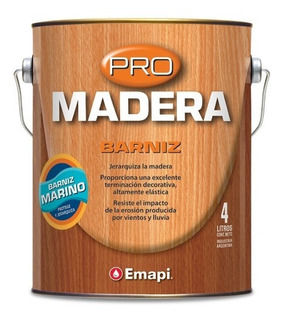 Barniz Pro Madera Brillante 4 Lts. 