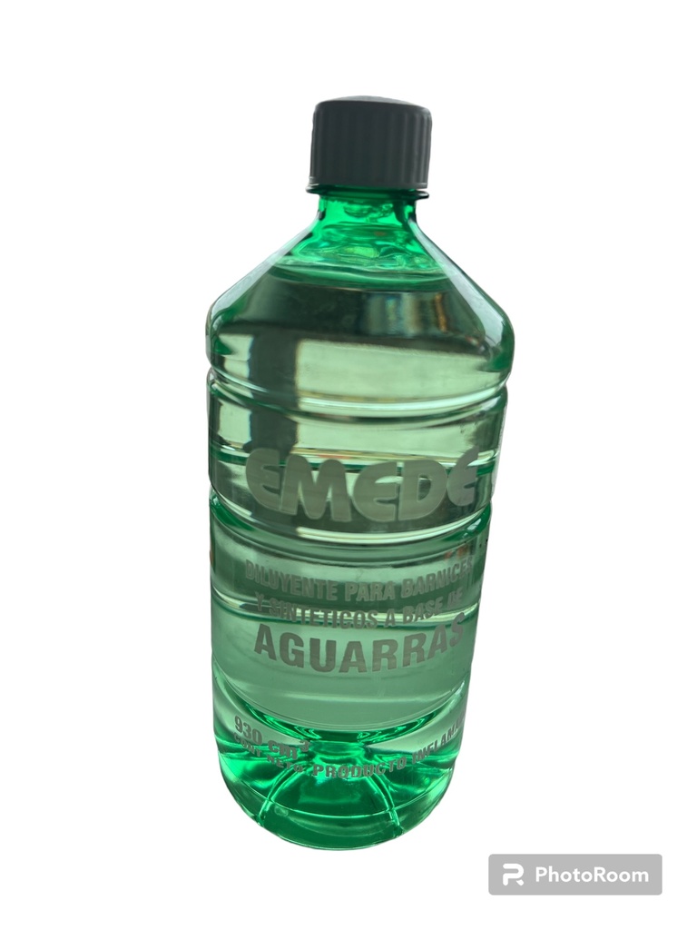 ENVASE AGUARRAS 0.90 lt.