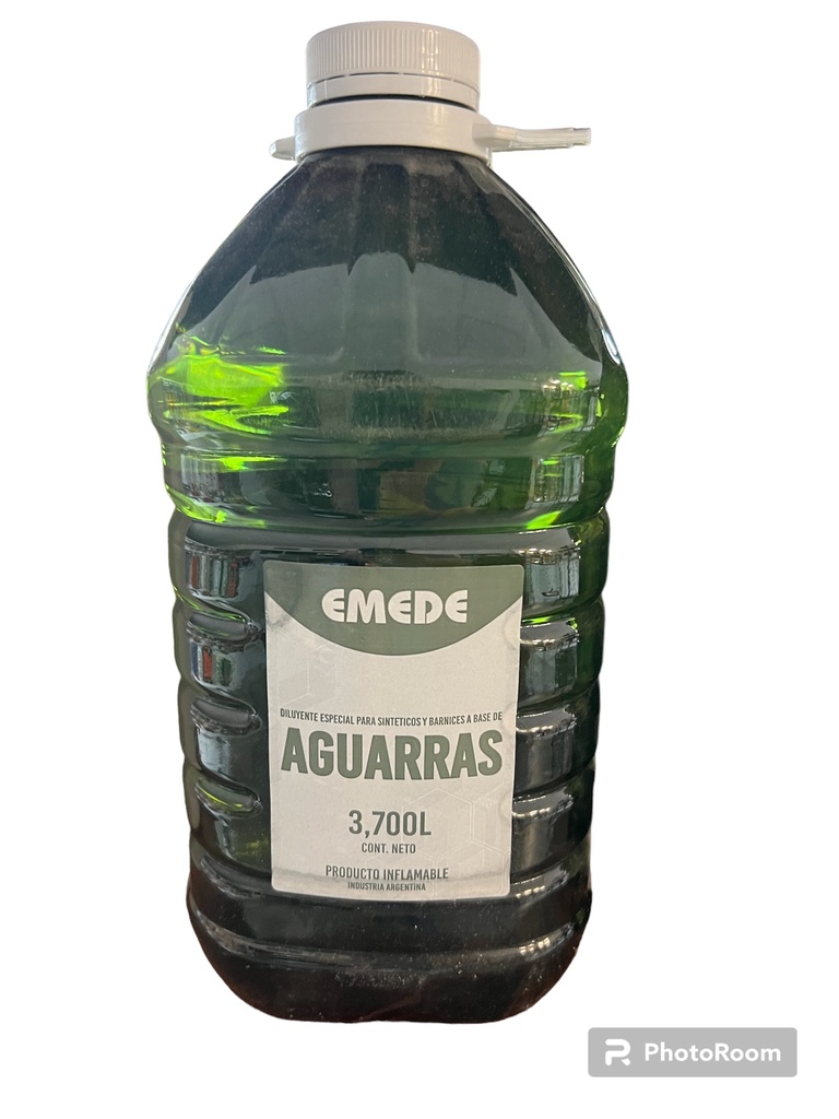 ENVASE AGUARRAS 3.60 lt.