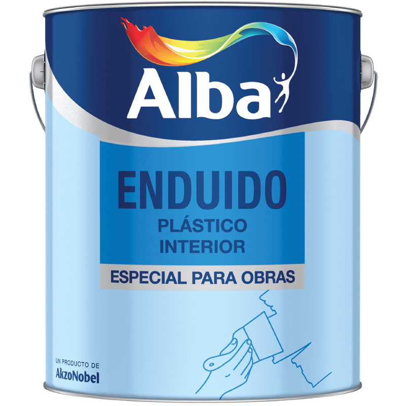ENDUIDO PLASTICO ALBA INTERIOR x 4 LT