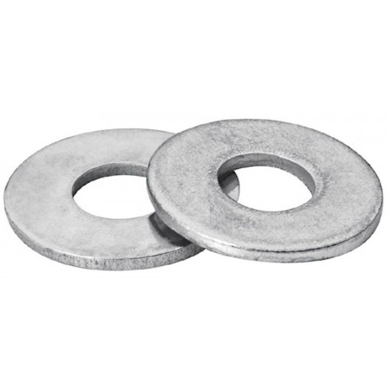 ARANDELA ZINC PLANA COMUN - 3/8&quot;