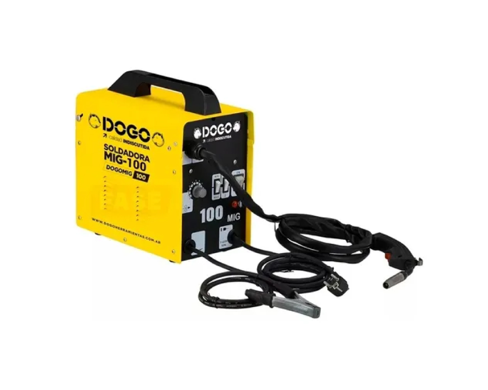 SOLDADORA MMA DOGO - ALAMBRE FLUX - 100 AMP C/TORCHA