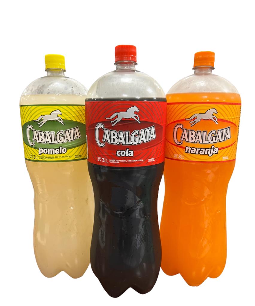 GASEOSA CABALGATA 3 LT.