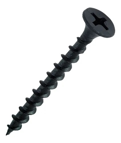 Tornillo drywall madera 8 x 2 1/2 NEGRO