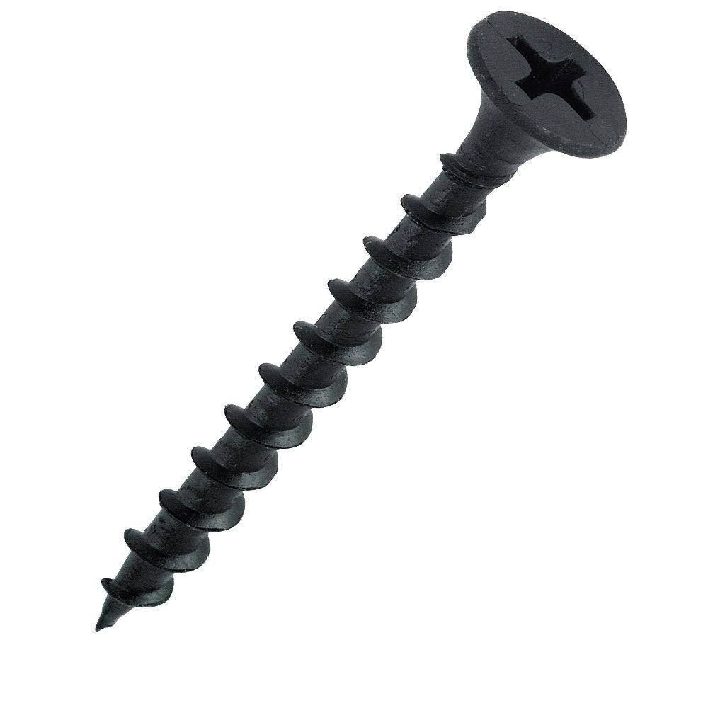 Tornillo drywall madera 6 x 1 3/4 NEGRO