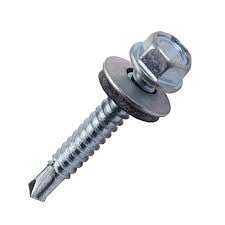 TORNILLO AUTOPERFORANTE PUNTA MECHA 14X2 ARANDELA VULCANIZADA