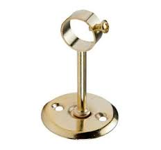 [05732] SOPORTE Hº SOLDADO LARGO CERRADO 1/2" (35MM) BRONCE PARA CAÑO DE CORTINA
