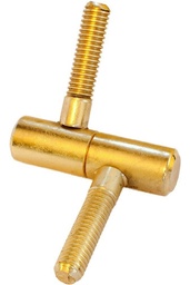 [537001000902] BISAGRA POMELA ITALIANA 9 MM. ZINCADA AMARILLA