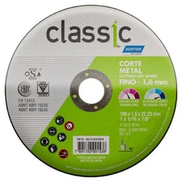 [5126] DISCO CORTE NORTON CLASSIC 180X1,6X22,23MM
