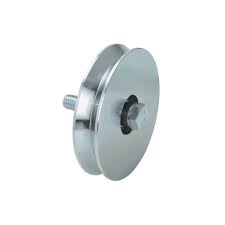 [04405] RUEDA PARA PORTON DEPAC - 90mm CANAL V - C/BUL Y TUERCA