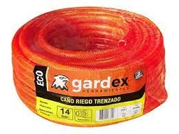 [51211] MANGUERA TRENZADA GARDEX - NARANJA ECO 1/2 X 25 M