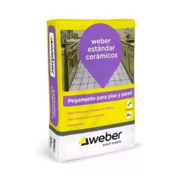 [47720800] WEBER ADHESIVO STANDAR x 25KG.