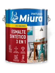 [32205] ESMALTE 3 EN 1 GRIS HIELO 1LT. SINTETICO MIURA