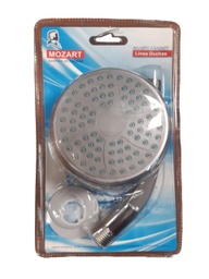 [33704] DUCHA PLASTICA CROMADA ANTICALCAREA ALTA 